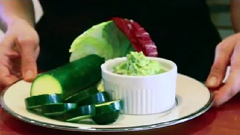 Raw Zucchini With Dip : Raw Food Recipes