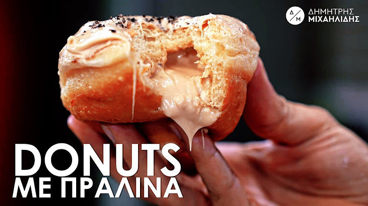 Αφράτα Donuts Γεμιστά με Πραλίνα και Γλάσο! Συνταγή για Αφράτους Λουκουμάδες Παραλίας | Δ.Μιχαηλίδης