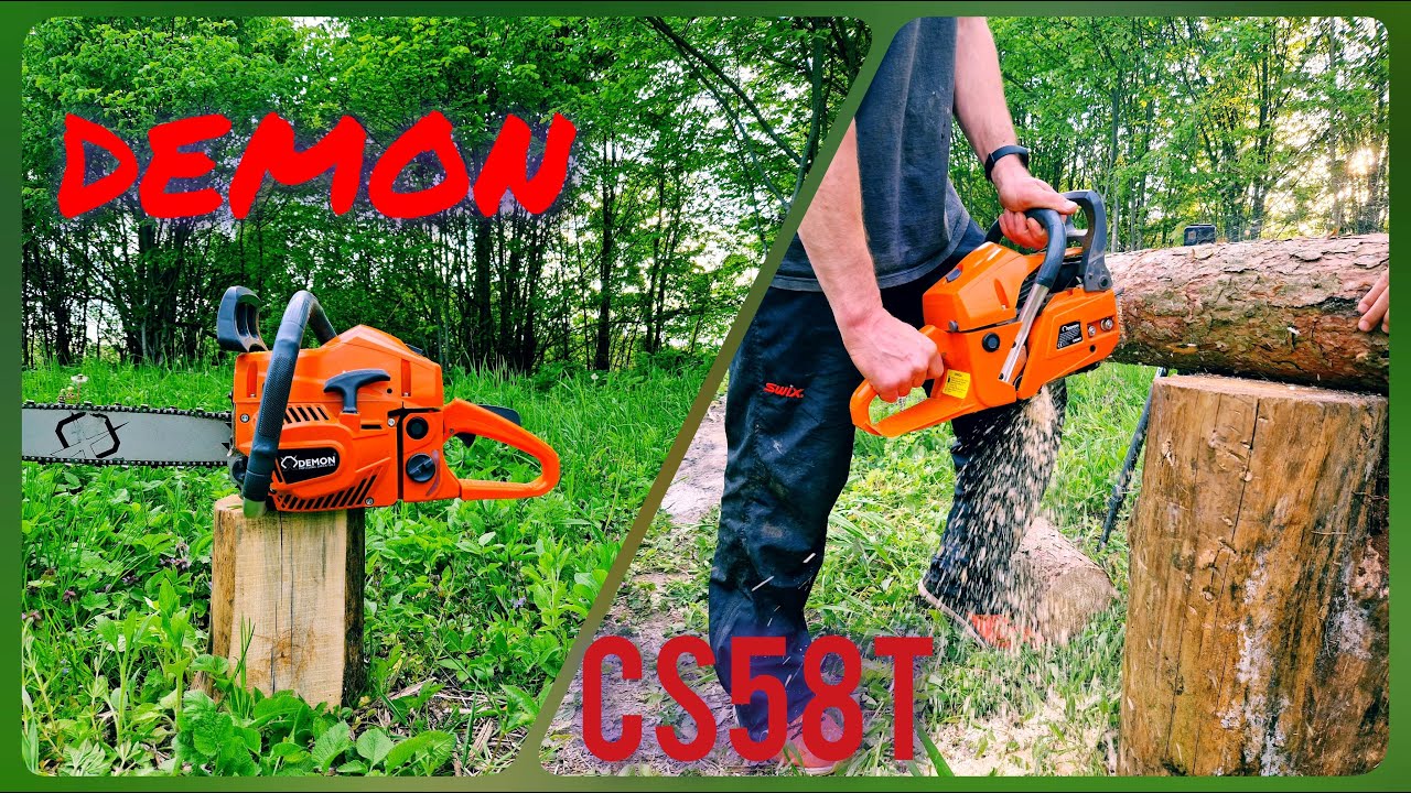 Piła spalinowa DEMON CS-58T - moja opinia, test, pierwsze wrażenia