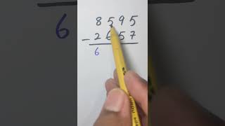 How to subtract without borrow | by Bilal Arshad #stem #mathstricks