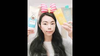 ORJENA Avocado Cleansing Foam, Cica Calming Cleansing Water \u0026 Yuja Overnight Mask #skincareroutine
