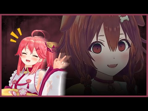 【Hololive】Miko makes Korone snapped by Distracting her as the Race started ｢Eng Sub｣