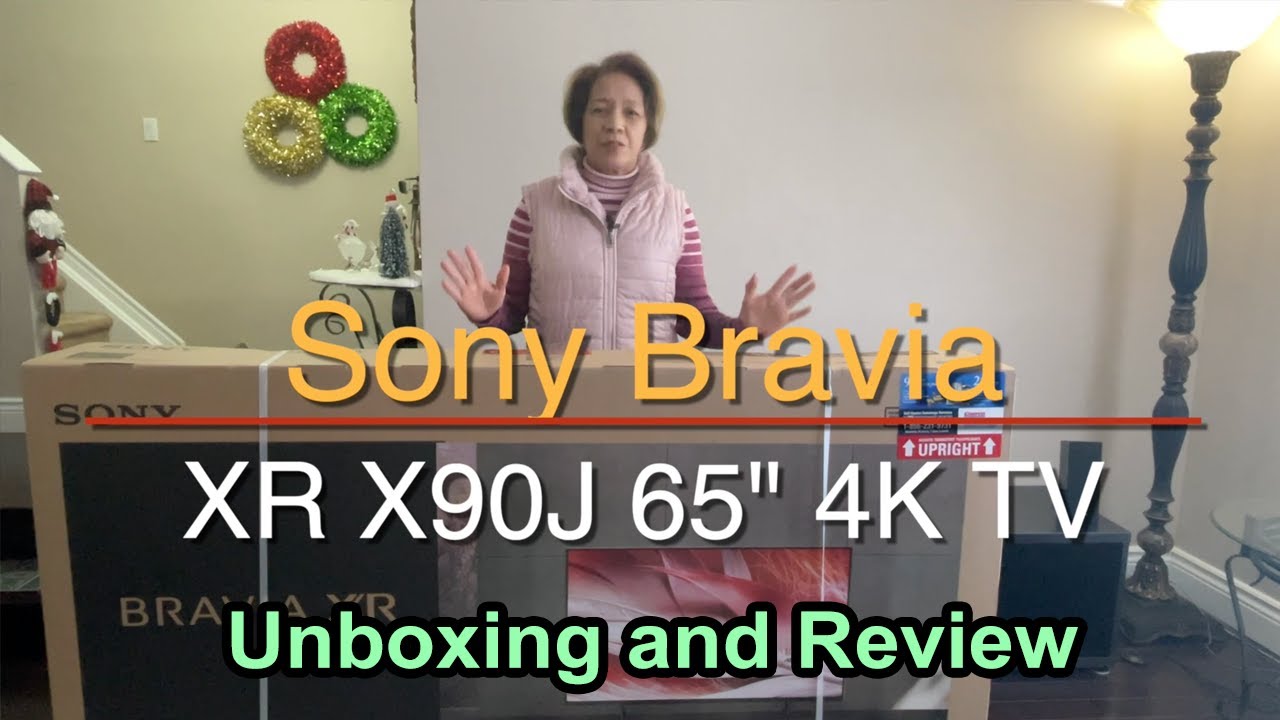 Sony Bravia XR X90J 4k TV 65 inch unboxing and review