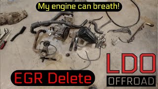 EGR Delete - De-smog - Land Cruiser 3FE