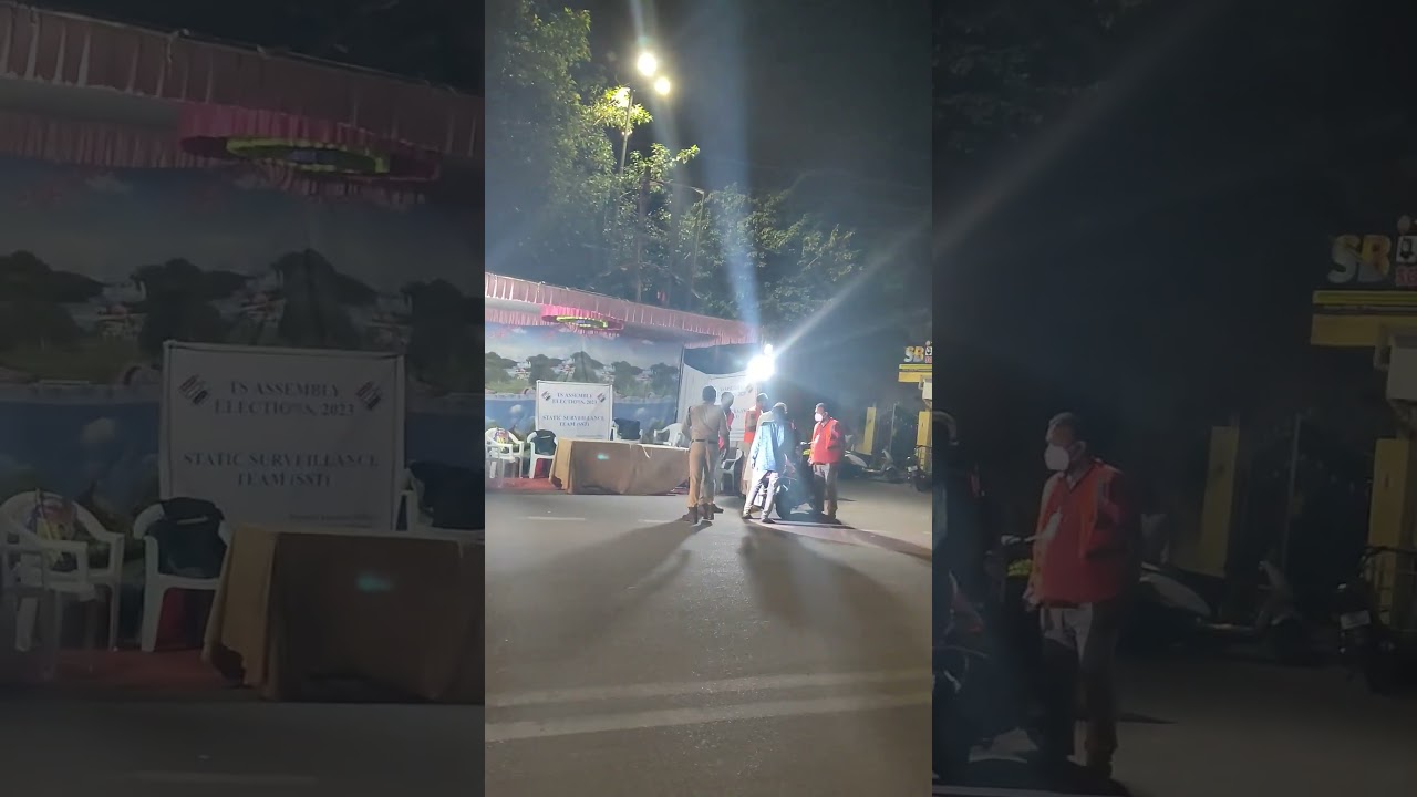 Elections checking in Hyderabad 