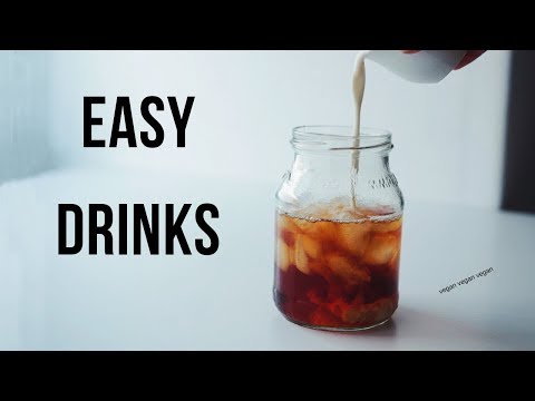 5 Easy Vegan Drinks to make at Home!