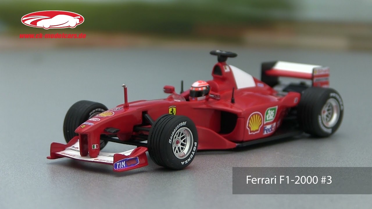 Ixo 1:43 M. Schumacher Ferrari F1-2000 #3 Winner European Gp F1 World  Champion 2000 Ms-F1-2000-00A Model Car Ms-F1-2000-00A 4251614405248