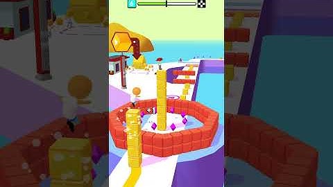 Cube Surfer Gameplay #6 IOS Android Gaming #shorts