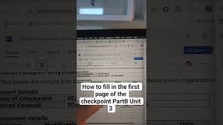 How to fill in the first page of Unit3 part b #btec #unit3 #projectmanagement
