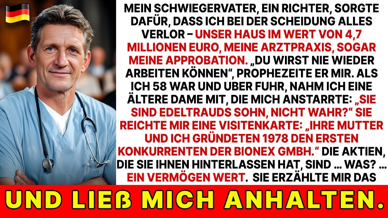 Mein Richter Schwiegervater zerstörte mein Leben in der Scheidung – bis Mamas Geheimnis ans Licht...