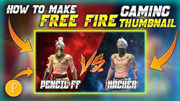 How To Make Free Fire 1vs1 Thumbnail Step By Step in Hindi | Free Fire 1vs1 Thumbnail Tutorial