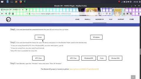 BlenderXR How-To (Linux)