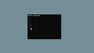 Neo Imgui Design  Exdanle 3 project Menu