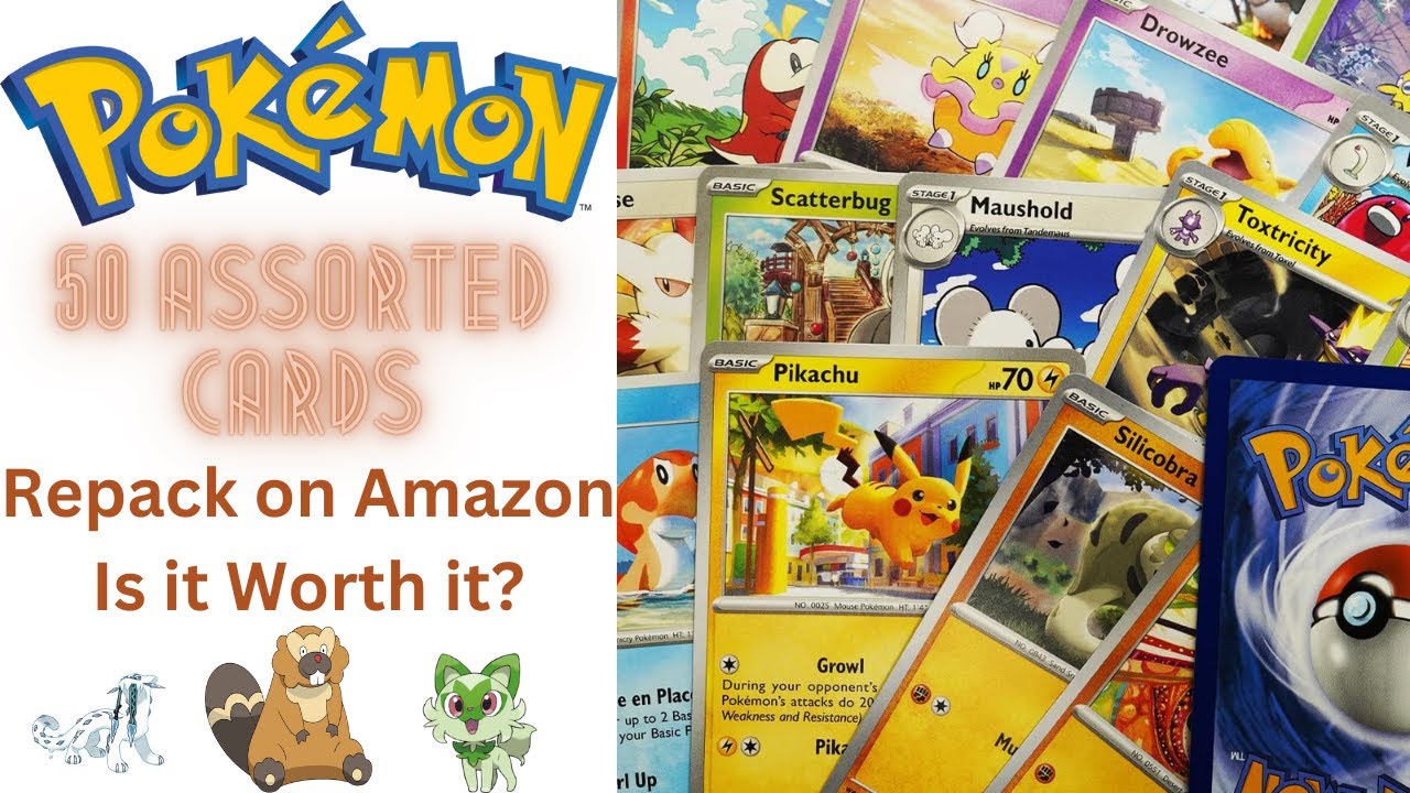 TCG Review - 50 Assorted #Pokemon English Silver Border Cards Repack - Is  It Worth It?