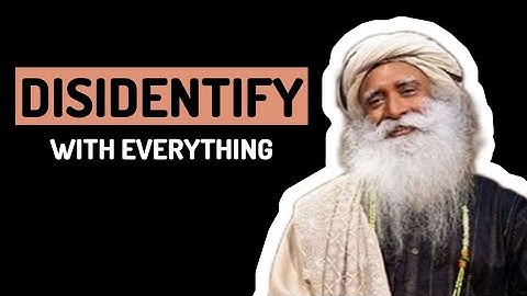 Disidentify with EVERYTHING | By Sadhguru #THINK #shorts
