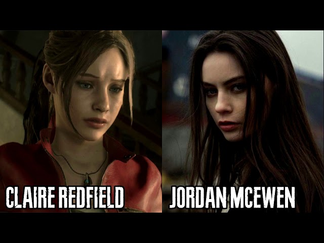 Resident Evil 2 Remake Face Models Behind Characters 