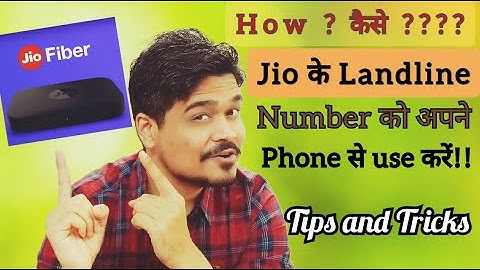 How to Set-up JioFiber Landline Number on your Mobile using JioCall App 🔥 100% Working Tips 🔥 🔥