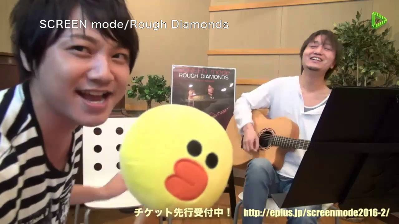SCREEN mode アコースティックLIVE「ROUGH DIAMONDS」「IMPACT」LINE LIVE「スクたま」第1回 スクモ