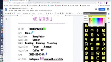 Insert Icons for Docs Tutorial