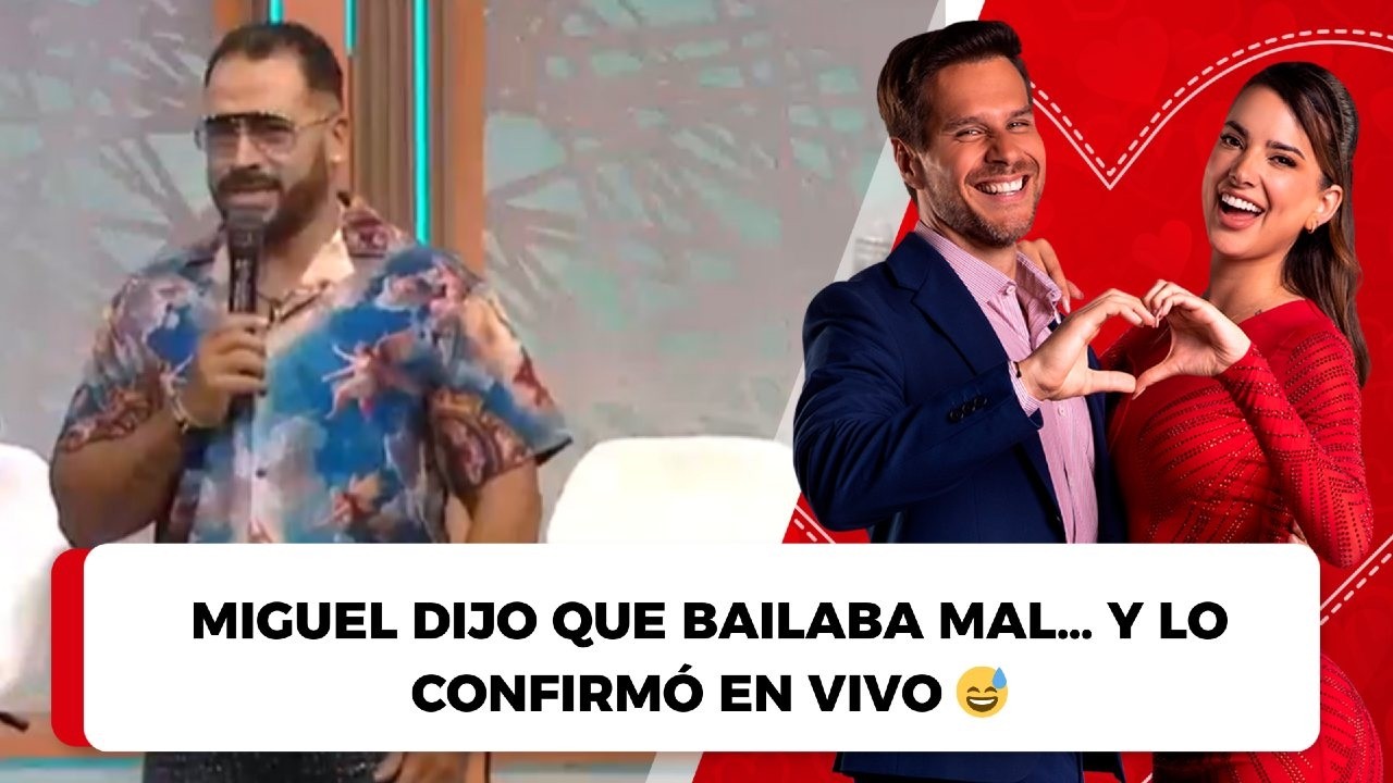 Miguel dijo que bailaba mal… y lo confirmó en vivo 😅