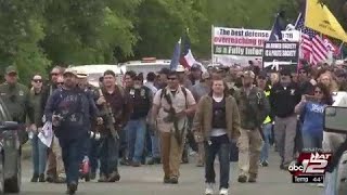 Hundreds of gun rights activists marched through the streets olmos
park, protesting what they see as improper treatment and civil ...