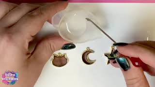 How to make mood ring style charms with thermochromic liquid crystal and Uv Resin - Uv Resin Ideas