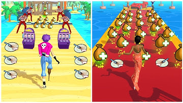 RUN RİCH 3D 💃🏻💸🤑 Gameplay All Levels iOS, Android Walkthrough Game Mobile New Level