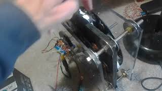 Drmg With 8 Magnets In Rotors Each Side, Can Be Staggered To Produce Ac