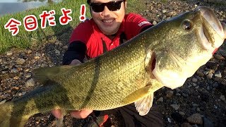 台風あとはデカバス釣れる説