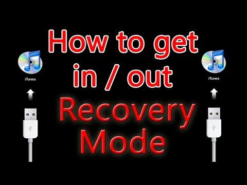 How To: Get in and out of Recovery Mode - iPhone iPad iPod