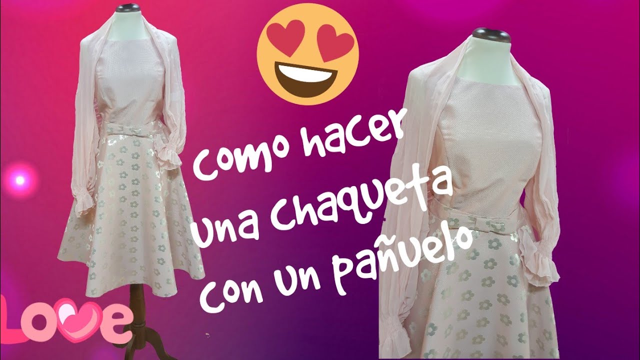como hacer una chaqueta con un pañuelo manualidades raudales
