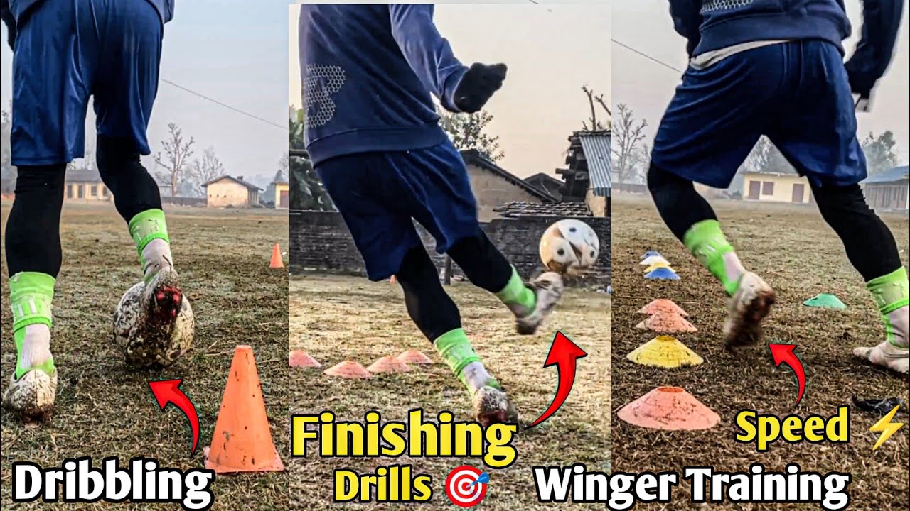 Improve Your Close Control Dribbling | Shooting Training Session 🎯 ...
