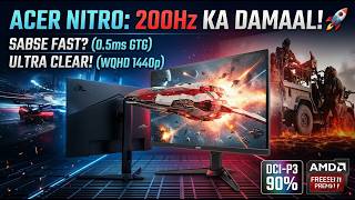 Acer Nitro XV272U X1 Gaming Monitor Review 🔥 200Hz | 0.5ms | WQHD IPS | Best Gaming Monitor 2026?