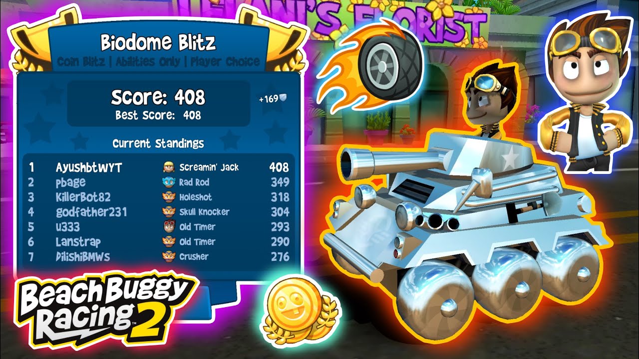 Biodome Blitz ⚡️|🥇1st Commander + Rez 🔥| Beach Buggy Racing 2 🏖🏁 | BB ...