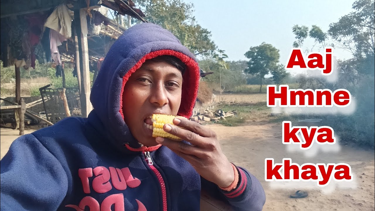 Aaj Hmne kya khaya 😋🌽