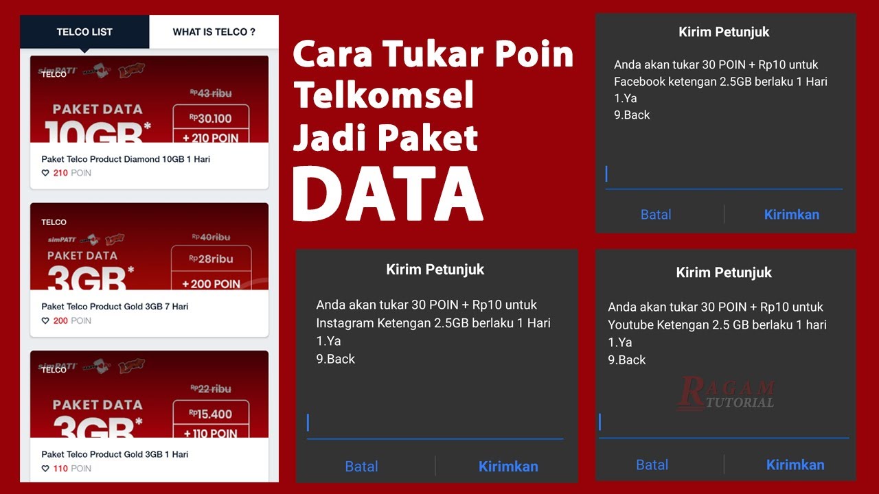 Cara Tukar Poin Telkomsel Jadi Paket Data | Terbaru 2020 ...