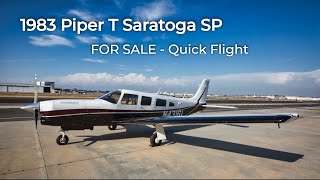 1983 Piper T Saratoga SP For Sale - Full Glass Panel
