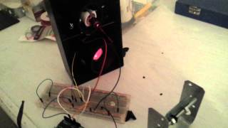 Arduino laser tripwire test