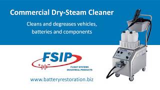 ✨ Make Your Batteries &amp; Equipment Shine with the Commercial Dry-Steam Cleaner ✨