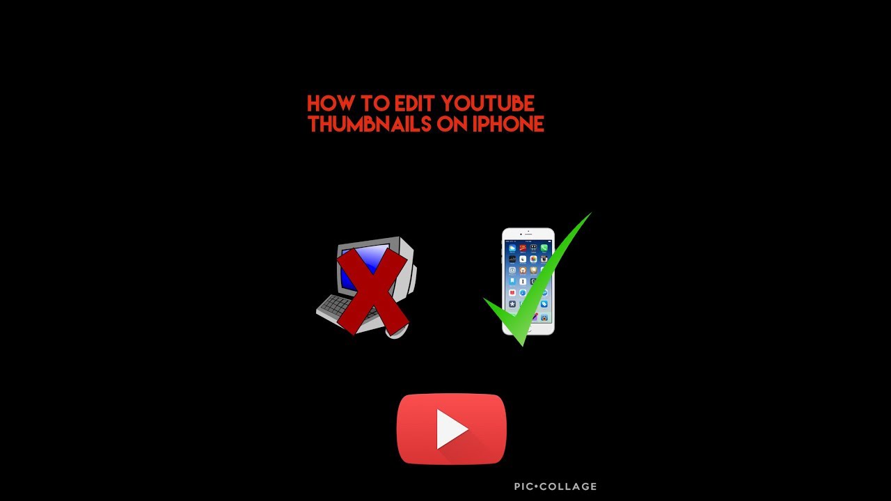 How it edit YouTube thumbnails on iphone YouTube