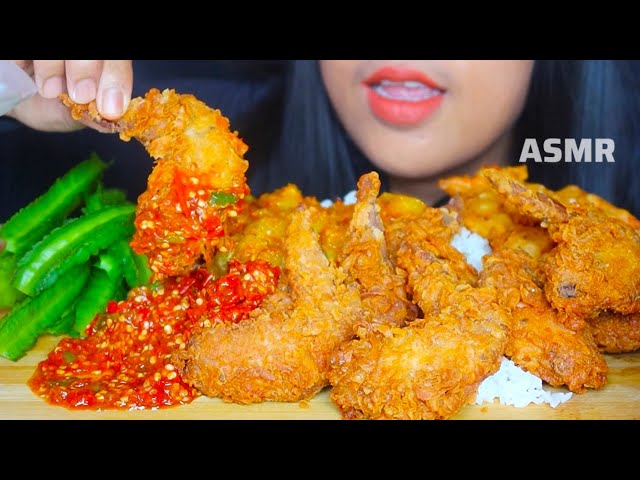 ASMR SAYAP AYAM CRISPY ||ASMR EATING SPICY FOOD #ASMR #asmrsounds #asmrvideo #asmreating 