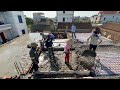 Traditional Techniques And Manual Tools To Build The Strongest Reinforced Concrete Ceiling Floors