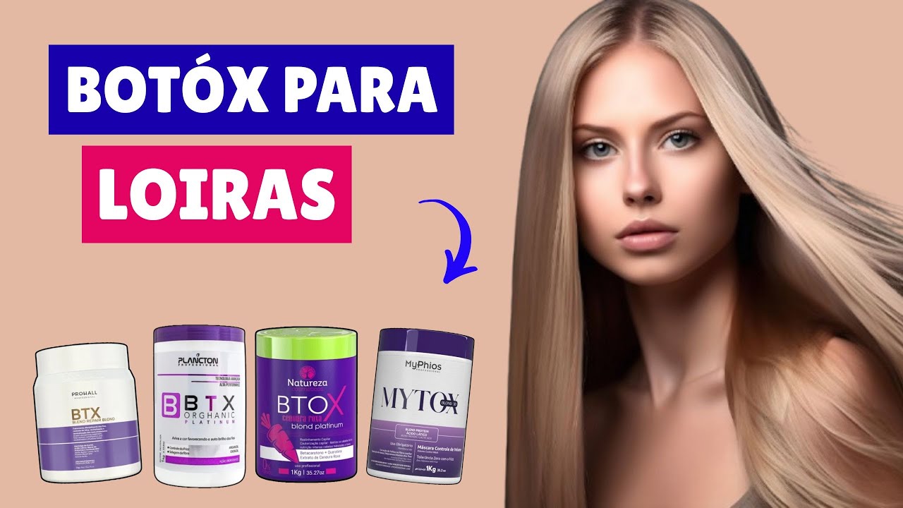Qual o melhor BOTOX SEM FORMOL PARA LOIRAS? Botox para loiras sem formol | Melhores Botox capilar