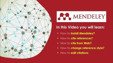 How to use Mendeley Desktop, Web Importer & MS Word Plugin