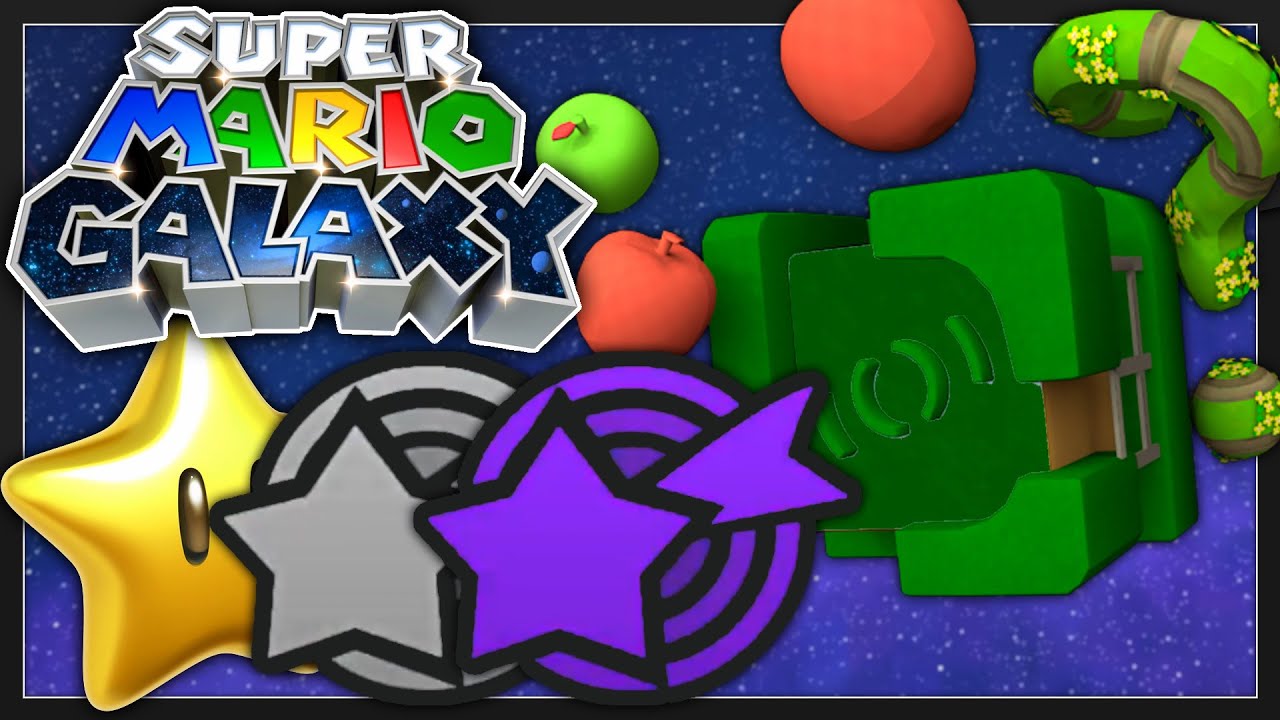 Super Mario Galaxy - Gusty Garden Galaxy ALL STARS / COMETS
