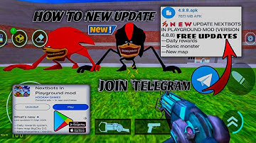 HOW TO NEW UPDATE (NEXTBOTS IN PLAYGROUND MOOD V 4.8.8) || #nextbots #cameraman #garrysmod #roblox