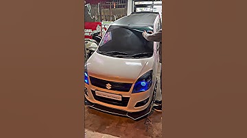 Thumbnail of modified Wagonr frant body and mirror #carvideo #car #carhub #shorts #modifiedcar #wagonr #scorpio