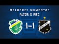 NORDESTÃO! Melhores Momentos: Altos/PI 1x1 ABC