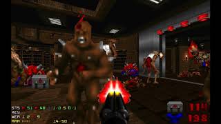 Doom 2 Going Down Level 9 UV with 114.81% in 7:54 (Broke a record)