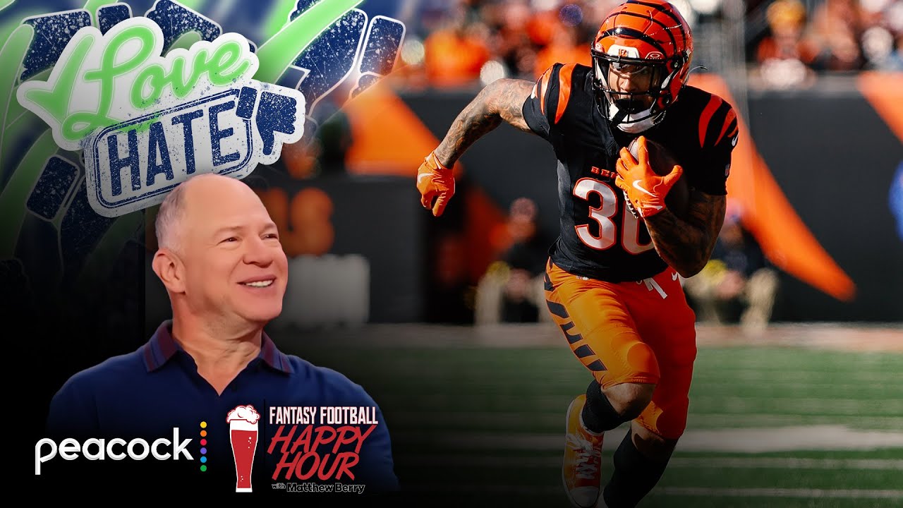 Chase Brown, RJ Harvey are top fantasy RBs in Week 18 | Fantasy Football Happy Hour | NFL on NBC